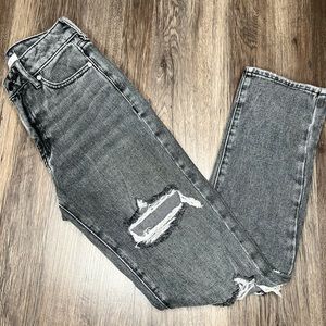 Pacsun Faded Black Ripped Mom Jeans